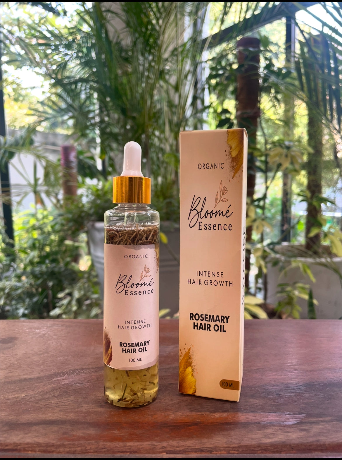 Bloomé Essence Rosemary Hair Oil – For Hair Growth & Fall Control