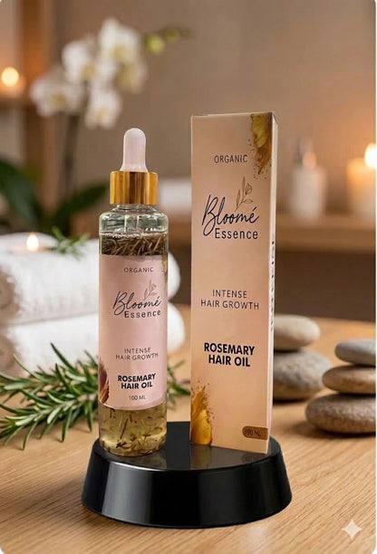 Bloomé Essence Rosemary Hair Oil – For Hair Growth & Fall Control